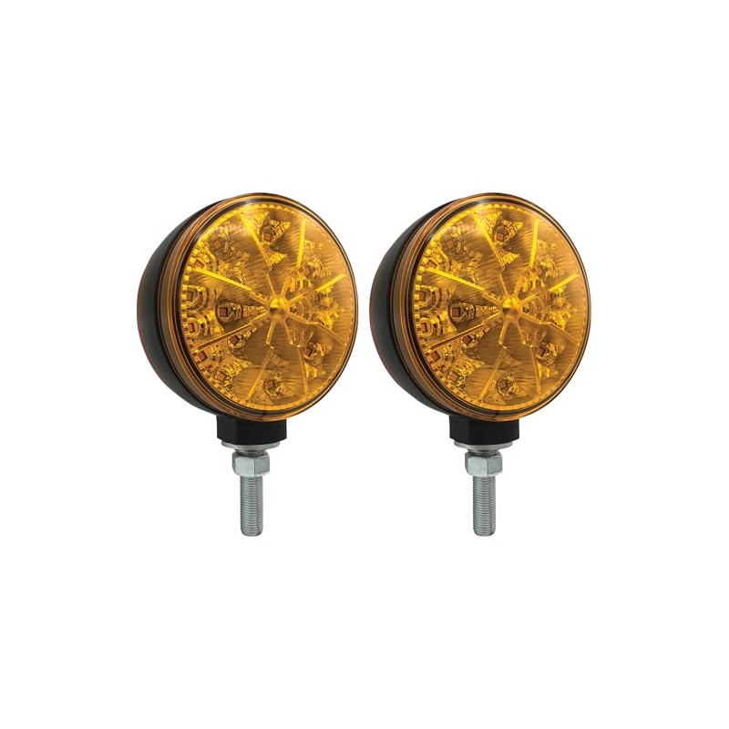 TIGERLIGHTS TLFL2 12V Double Amber LED Flashing Light Compatible With/Replacement