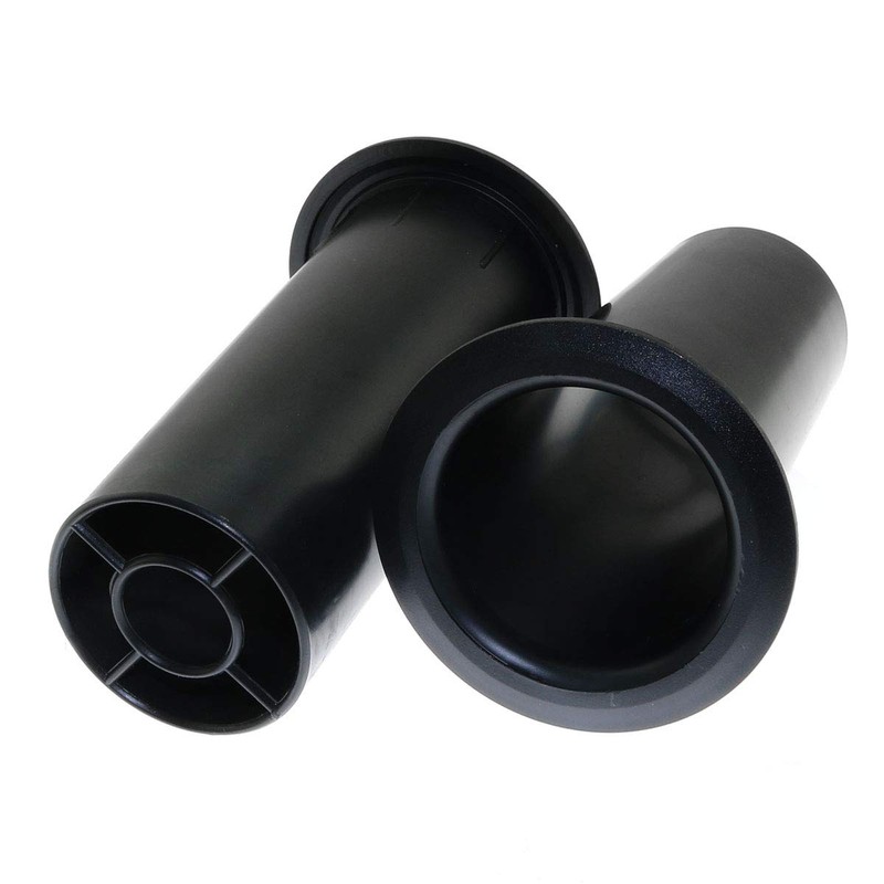 MEETOOT 2pcs Speaker Pilot Hole Outlet 50x120mm Speaker Cabinet Port