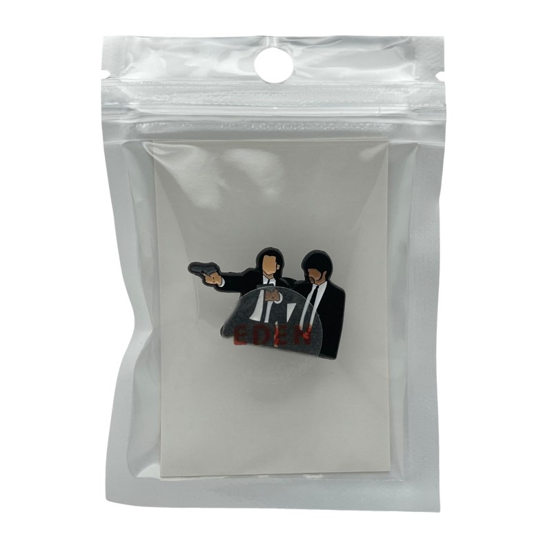 EDEN Fashionable Pulp Fiction Pin Badge