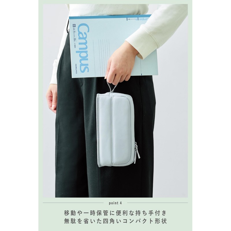 Kokuyo F-VBF262D Pencil Case, Large Capacity, Tool Pen Case, Kabako,