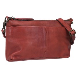 Gusti Veronika Women's Small Handbag Leather Party Bag Evening Bag Shoulder Bag Brown, dark brown