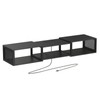 HOOBRO Floating TV Stand Wall Mounted with Power Outlet, Floating