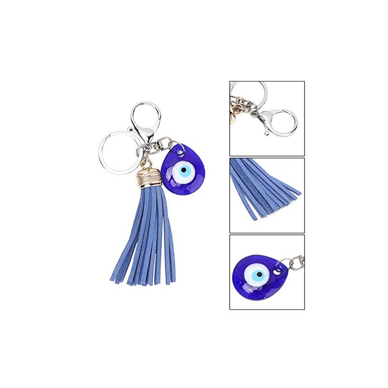 Hztyyier Turkish Eye Keyring, Nazar Boncuk Key Ring, Evil Eye