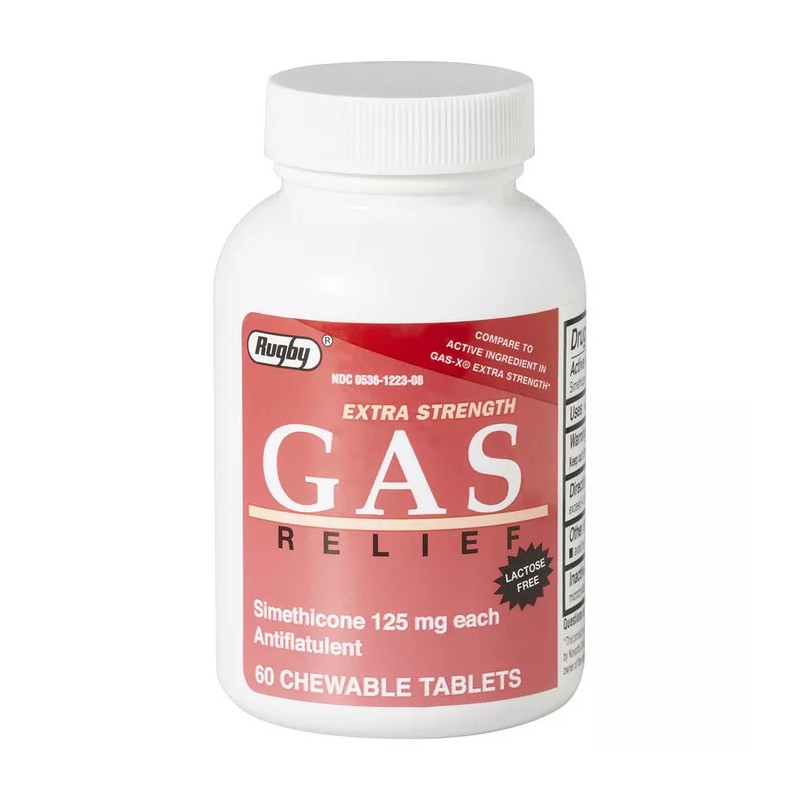 ON CONTAINER GAS RELIEF EXTRA STRENGTH CHEW 60 simethicone TAB