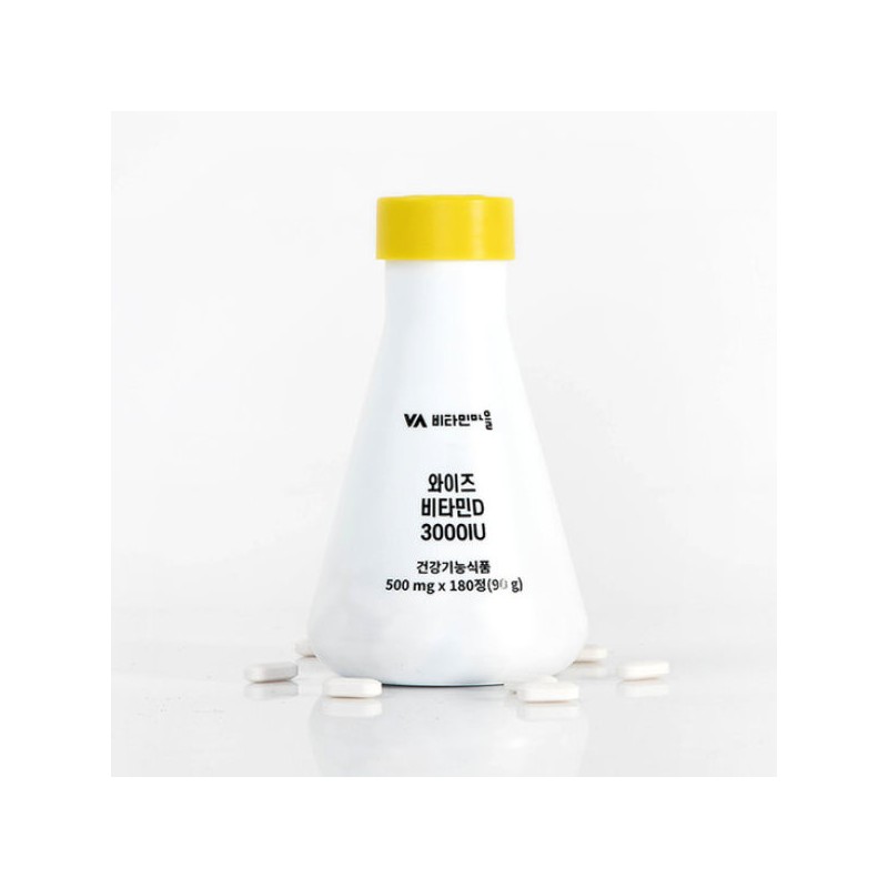 Vitamin Village 비타민마을 비타민D 3000IU 180정 1병 6개월분 Vitamin Village