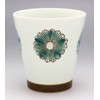 aiwa Hasamiyaki 505552 Free Cup, Flower, Blue