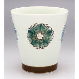 aiwa Hasamiyaki 505552 Free Cup, Flower, Blue