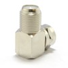 kenable F Type Satellite Socket to Right Angle Male Plug