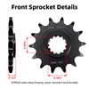 XYRVICT Chain and Sprocket Kit Replacement for Kawasaki Nin/ja 250