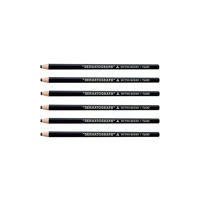 Uni-Set 6 Marker Pens Dermatograph 7600 Multi Holder Size Easier