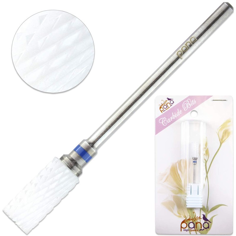 Pana Professional - Flat Top Small Barrel White Ceramic Bit