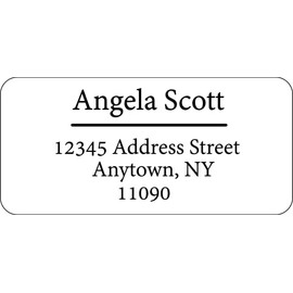 Atelier Elegance Custom Address Labels, Any Name, Any Address