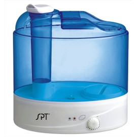 SPT SU-2020: 2-Gallon Ultrasonic Humidifier, White/Blue