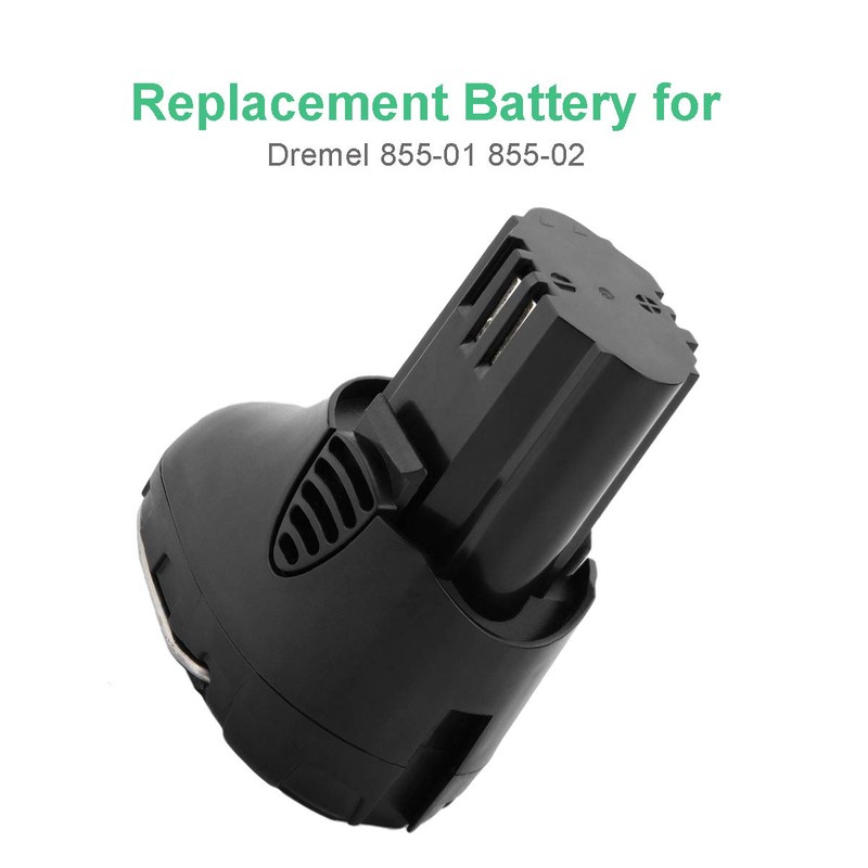 Shentec 2-Pack 10.8V 3000mAh Battery Compatible with Dremel 855-02 855-01,