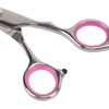 Pet Rabbit Grooming Scissors Stainless Steel Round Tip 4 in
