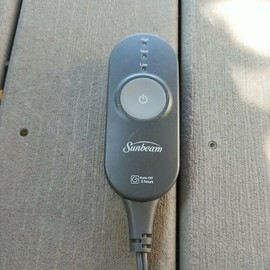 Sunbeam AA85 Electric Heating Blanket Cord 3-Prong Controller