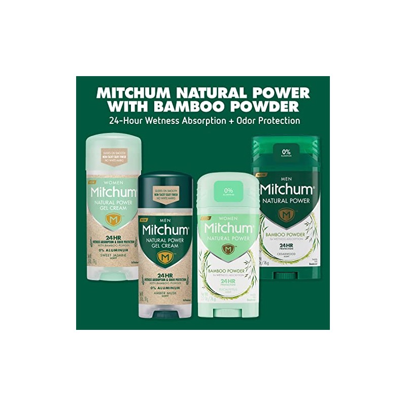 Desodorante Mitchum Natural Power Gel Cream para mujer