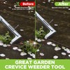 WORKPRO Crack Weeder, 12" Stainless Steel Crevice Weeding Tool with