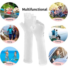 DAWNTREES Anti UV Glove UV Shield Glove Gel Manicure, Professional Anti-UV Fingerless Protect Hands from UV Light Lamp Dryer…