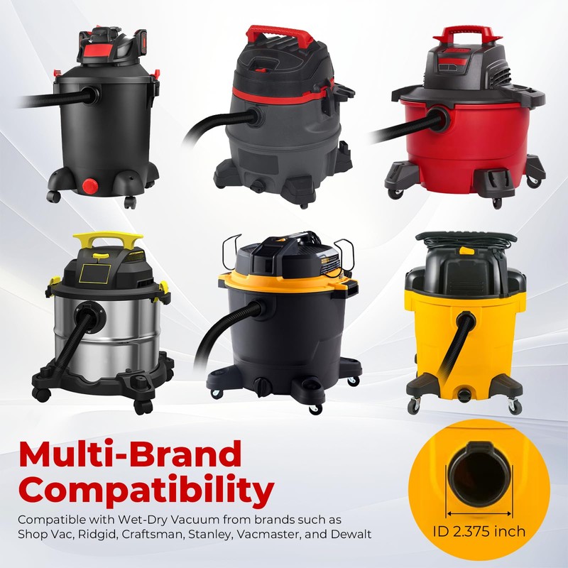 Shop Vac Extractor Kit, Better Extractor Hose Kit for Carpet