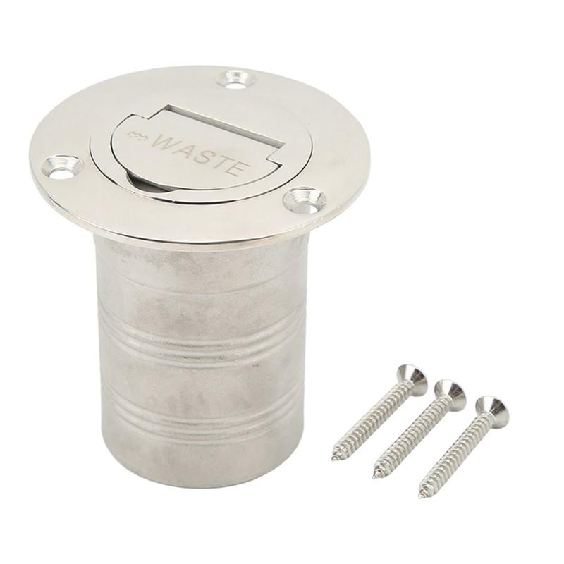 Boat Filler Right Angle Clamshell 316 Stainless Steel Hardware for
