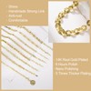 ZEETNIVI Chunky Necklace Layered Gold Choker For Women Stackable Statment