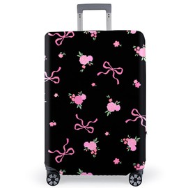 Pink Dino Suitcase Luggage Cover, Thick Suitcase Cover for Carry on Luggage Protector Fits 18-30 Inch Case
