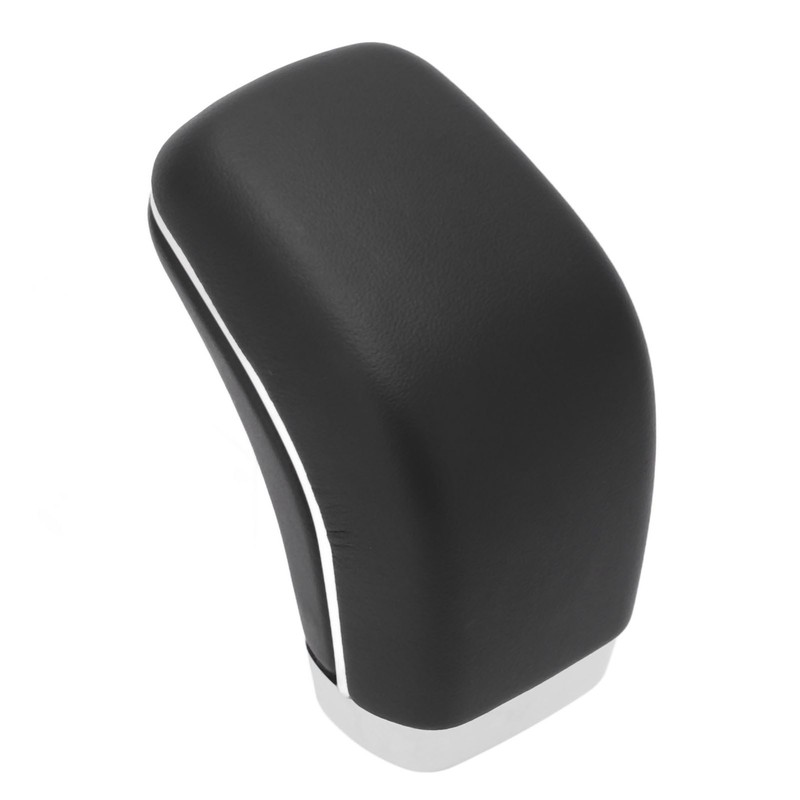 Car Automatic Gear Shift Knob Matt Black Artificial Leather Glossy