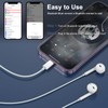 Cablex Apple Earbuds, iPhone Wired with Lightning Connector [Apple MFi