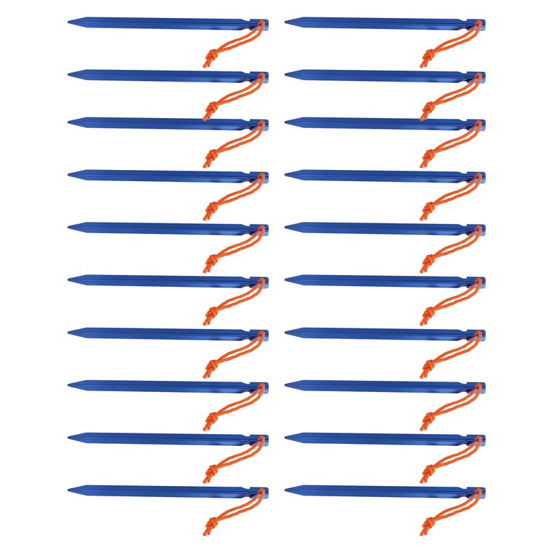 20pcs Tent Stakes V Shape Heavy Duty Tent Peg with