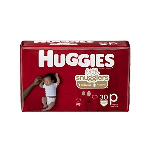 Huggies Supreme Little Snugglers, Preemies, 120 (4 PACKS of 30)