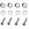 LFPartS Stainless Steel Rust Resistant License Plate Frame Fasteners Screws