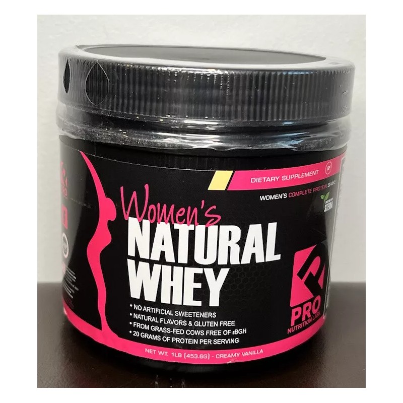 Pro Nutrition Labs Women's Natural Whey Creamy Vanilla 1 lb/16