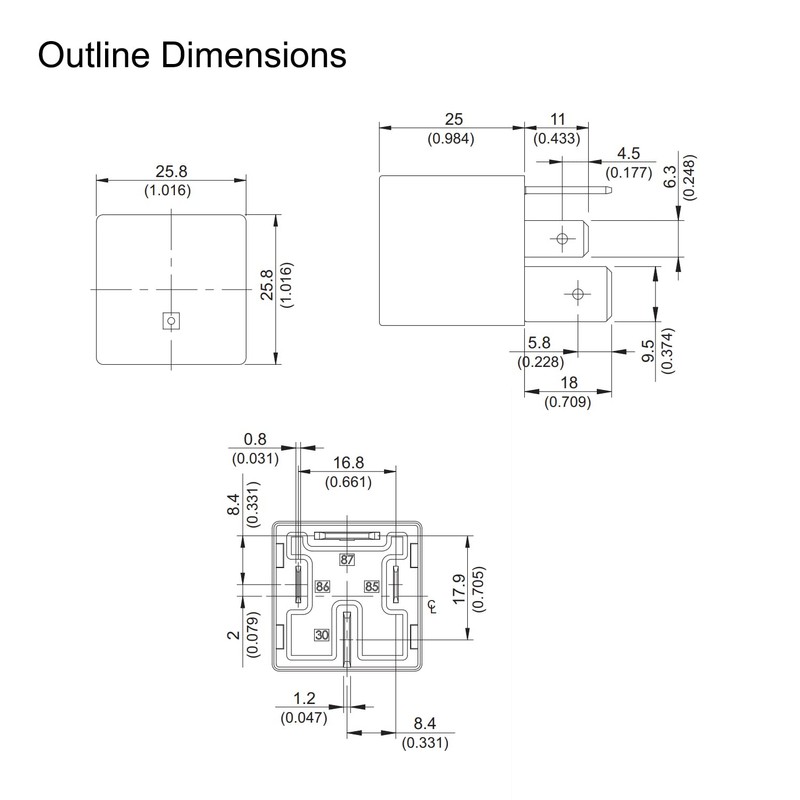 39160-37110 Automotive Power Relay Same with 13742705 5M5T14B192EA 95230-2P010
