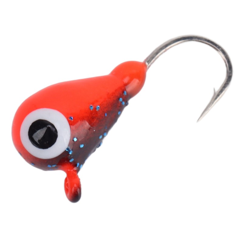 5 PCS Ice Fishing Jigs Kit Winter Fishing Perch Hooks
