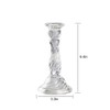 Vintage Glass Candlesticks Candles Holders Candelabras Wedding Celebration Centerpiece Taper