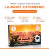 ZOPPER Tumble Dryer Sheets Scented - Tropical Summer Breeze,40 Sheets