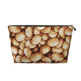 Potato Travel Toiletry Bag for Women and Men, Water-Resistant Purse Zipper Makeup Cosmetic Pouch Bag Travel Organizer Wash Bag for Accessories,Toiletries