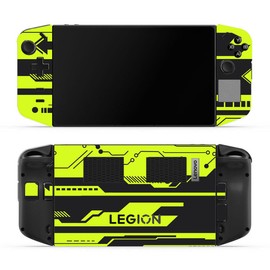 Stickers Cover Custom Full Protective Skin Decal for Legion GO Gaming Protector Accessories (CyberGreen)