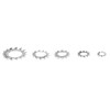 Fafeicy Pack of 700 M3/M4/M5/M6/M8 Serrated Washers Galvanised Locking Washers