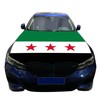 Syrian Flag Syria Arab Flag for Car Hood Cover 4X5Ft