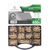 Chipboard Screws Assortment 450 Pieces Assorted Steel Screws Countersunk Screws