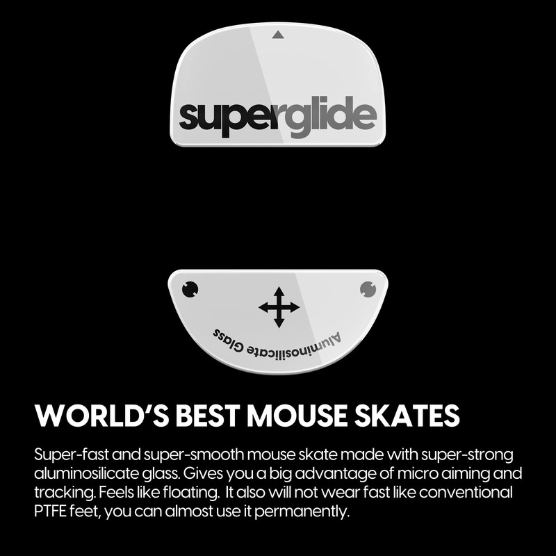 Pulsar Gaming Gears Superglide - Fastest and Smoothest Mouse Feet/Skates