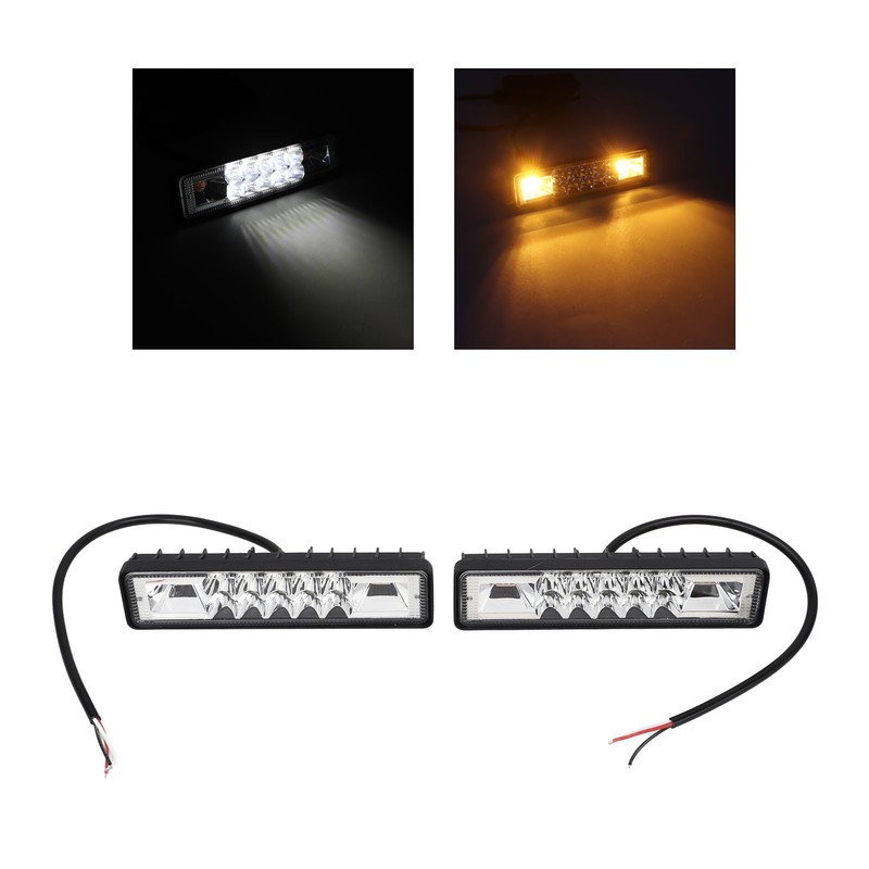 LED Work Light 12‑85V 48W White Yellow Light Color IP67