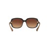 Coach HC8169 Sunglasses, Black/Brown Gradient, 57 mm