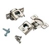 Brainerd 2-Pack 1-1/4-in Nickel Plated Soft Close Overlay Cabinet Hinge