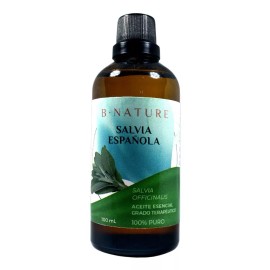 B Nature Aceite Esencial De Salvia 100% Puro Y Natural 100 Ml Bnature