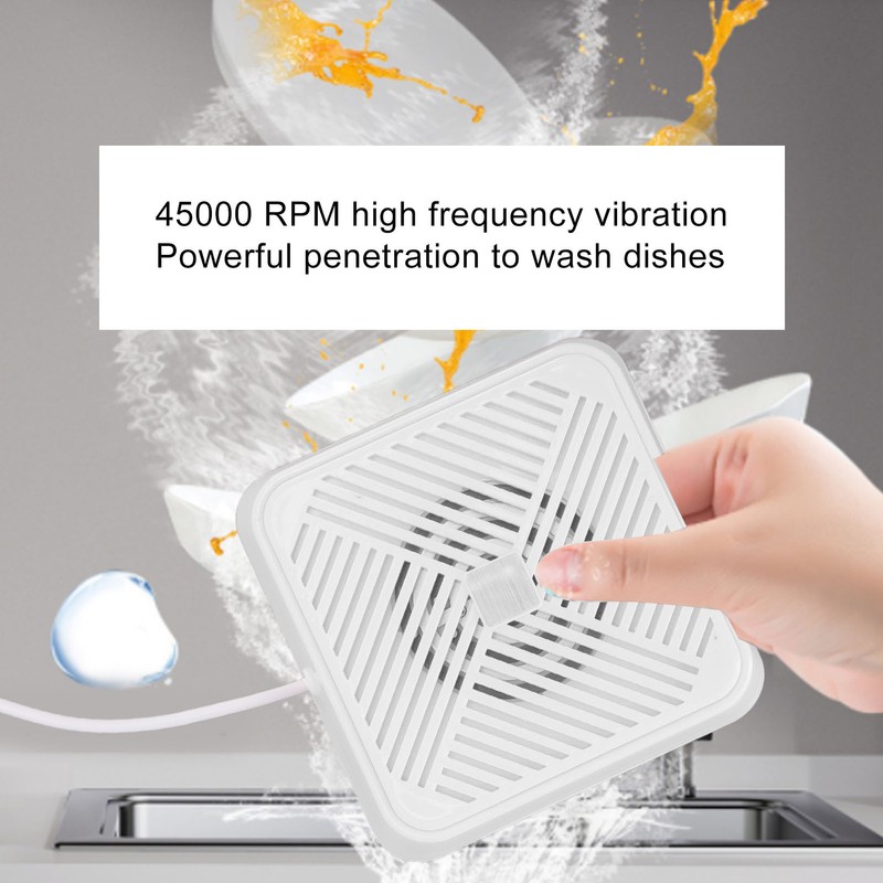 Mini Dishwasher Sound Vibration Electrolytic Water Purification IP67 Waterproof Portable