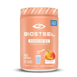 BioSteel Zero Sugar Hydration Mix, 45 Servings Peach Mango Exp 12/24