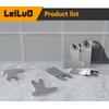 6 Piece Diamond Grit Oscillating Grout Removal Blade Set Universal